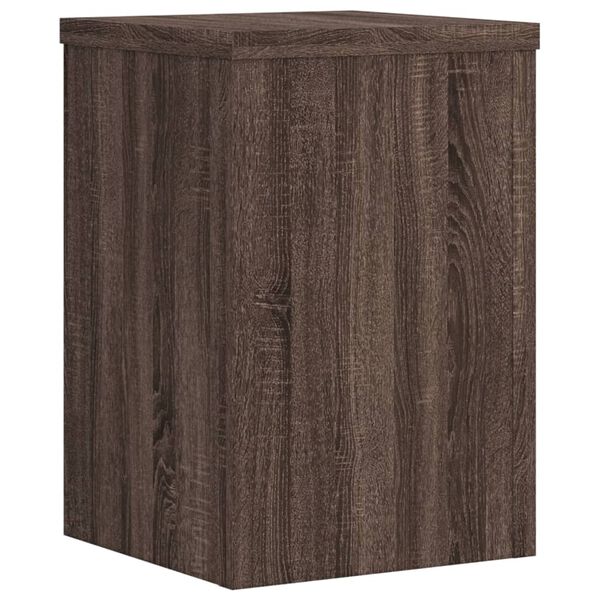 vidaXL Pflanzenst&auml;nder 2 Stk. Braun Eiche 20x20x30 cm Holzwerkstoff