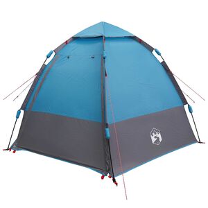 vidaXL Sofort Zelt mit Speicher Blau 280 x 280 x 160 cm Stahl