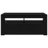 vidaXL TV-Schr&auml;nk Schwarz Eichen-Optik 90 x 39 x 30 cm Holzwerkstoff