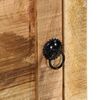 vidaXL Nachttisch 2 Stk. 40x32x46 cm Raues Massivholz Mango