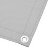 vidaXL Balkon-Sichtschutz Hellgrau 90x800 cm 100 % Polyester-Oxford