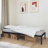 vidaXL Bettgestell Metall Schwarz 90x190 cm