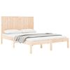 vidaXL Massivholzbett ohne Matratze 150x200 cm Kiefernholz