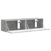 vidaXL TV-Wandschrank 2 pcs Beton 60 x 31 x 29,5 cm Holzwerkstoff