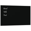 vidaXL Magnettafel Wandmontage Schwarz 100x60 cm&nbsp; Hartglas