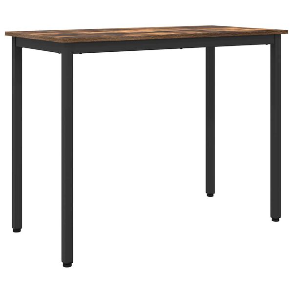 vidaXL Tisch Ger&auml;ucherte Eiche 100 x 50 x 76,5 cm
