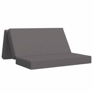 vidaXL Klappsofa Bett 160 x 67 x 45 cm Hellgrau