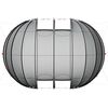 vidaXL Poolzelt Kuppel Transparent 640 x 432 x 205 cm