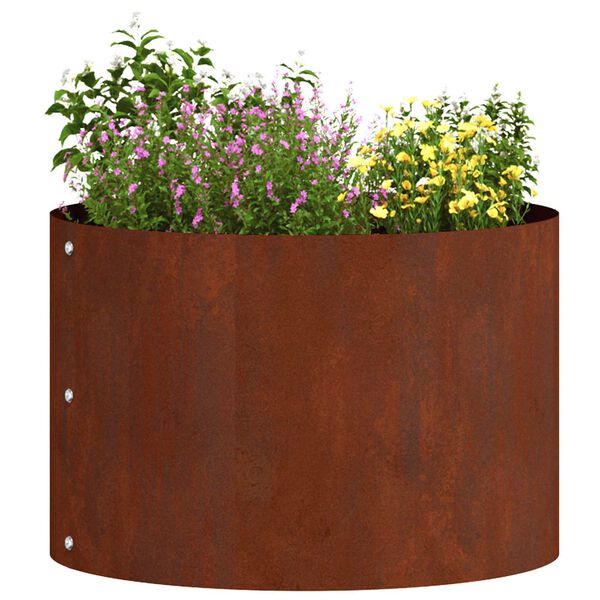 vidaXL Pflanzenring 5 pcs Braun 30 x 30 x 20 cm Wetterfeststahl