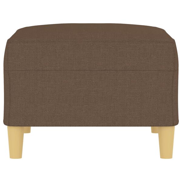 vidaXL Fu&szlig;hocker Braun 70x55x41 cm Stoff