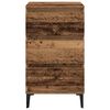 vidaXL Nachttisch mit Schubladen Altholz 45 x 35 x 44 cm Holzwerkstoff