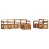 vidaXL Sofagarnituren 7 pcs Natur Massivholz Akazie