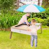 AXI Sand- und Wassertisch Linda mit Spielk&uuml;che Braun und Wei&szlig;