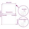 vidaXL Duschrollo 160x240 cm Stoffbreite 156 cm