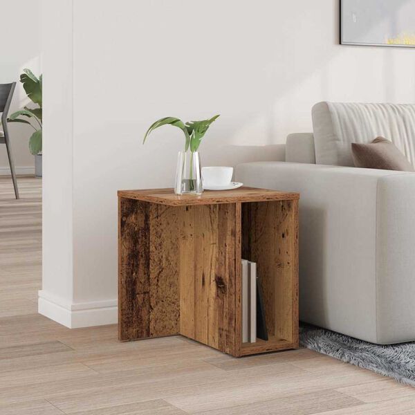 vidaXL Beistelltisch Altholz 37 x 32 x 40 cm Holzwerkstoff