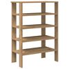vidaXL Schuhregal Artisan-Eiche 61x32x87,5 cm Holzwerkstoff