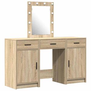 vidaXL Schminktisch Braun 50 x 41 x 135 cm Holzwerkstoff