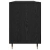 vidaXL Schreibtisch mit Regal Schwarz Eichen-Optik 140 x 50 x 75 cm