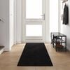 vidaXL Teppichl&auml;ufer Schwarz 80 x 400 cm 100% Polypropylen Tuft