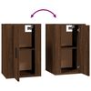 vidaXL TV-Wandschrank Braun Eichen-Optik 40x34,5x60 cm