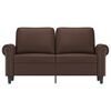vidaXL 2-Sitzer-Sofa Braun 120 cm Kunstleder
