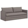 vidaXL Sofa 180cm Taupe Metall