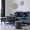 House Nordic Couchtisch Scarlett 70x40 cm Rund Schwarz