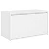 vidaXL Flurbank 80x40x45 cm Wei&szlig; Holzwerkstoff