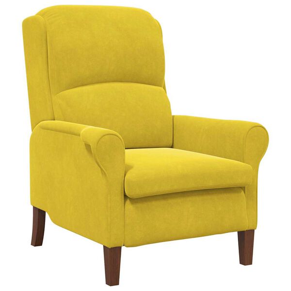 vidaXL Sessel Gelb 76 x 94 x 102 cm Samt