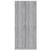 vidaXL Kleiderschrank Grau Sonoma 80x52x180 cm Holzwerkstoff