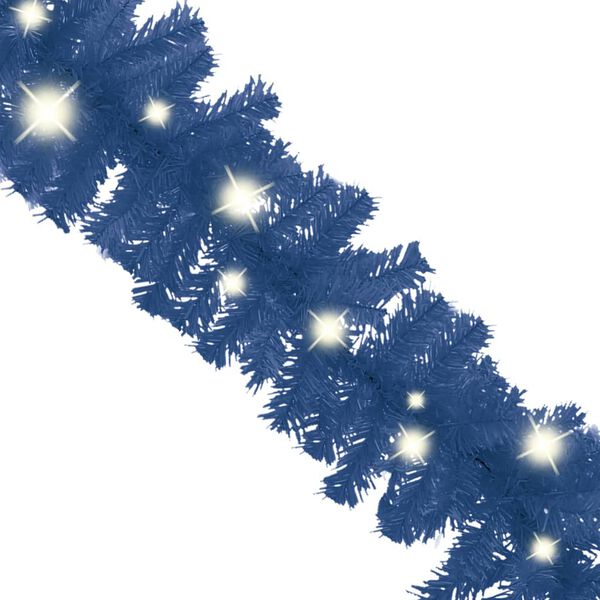 vidaXL Weihnachtsgirlande mit LED 10 m Blau