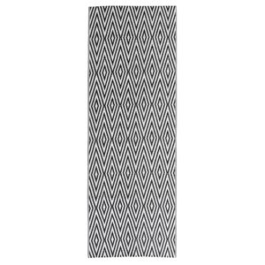 vidaXL Outdoor-Teppich ARAKIL Schwarz 80x250 cm PP