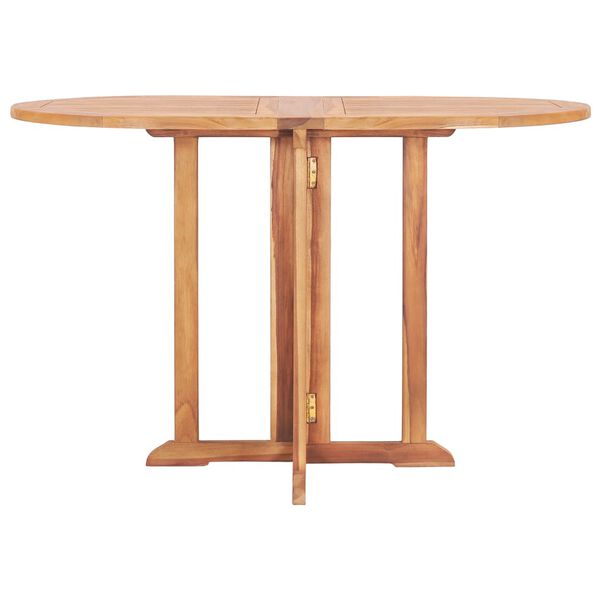 vidaXL 5-tlg. Garten-Essgruppe Klappbar Massivholz Teak