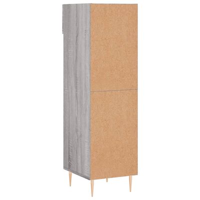 vidaXL Schuhschrank Grau Sonoma 30x35x105 cm Holzwerkstoff