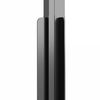 vidaXL Duschkabine Matt ESG 80x80x180 cm Schwarz