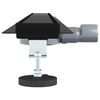 vidaXL Duschablauf 2-in-1 mit 360&deg; Siphon Schwarz 100 cm Edelstahl 304