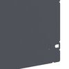 vidaXL Rasenkanten 10 pcs Anthrazit 103 x 0,05 x 22 cm Stahl