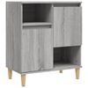 vidaXL Sideboards 3 Stk. Grau Sonoma 60x35x70 cm Holzwerkstoff