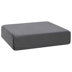 vidaXL Sitzkissen 40 x 40 x 10 cm PU-Schaum Grau