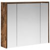 vidaXL Badezimmerspiegelschrank R&auml;uchereiche 73,5 x 16 x 62,5 cm