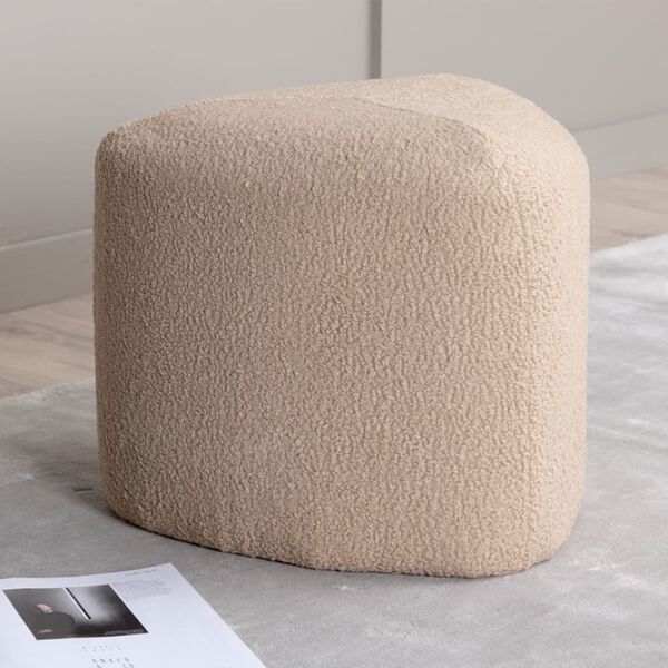 Venture Home Hocker Peg 46x46x41 cm Teddy Beige