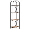 vidaXL B&uuml;cherregal Altholz 40 x 30 x 146 cm Holzwerkstoff