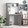 vidaXL Schreibtisch Graues Sonoma 91 x 50 x 149 cm Holzwerkstoff