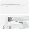 vidaXL Markise Automatisch mit LED Anthrazit & Wei&szlig; 600x300 cm