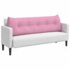 vidaXL R&uuml;cken Kissen Rosa 160 x 24 x 50 cm Stoff