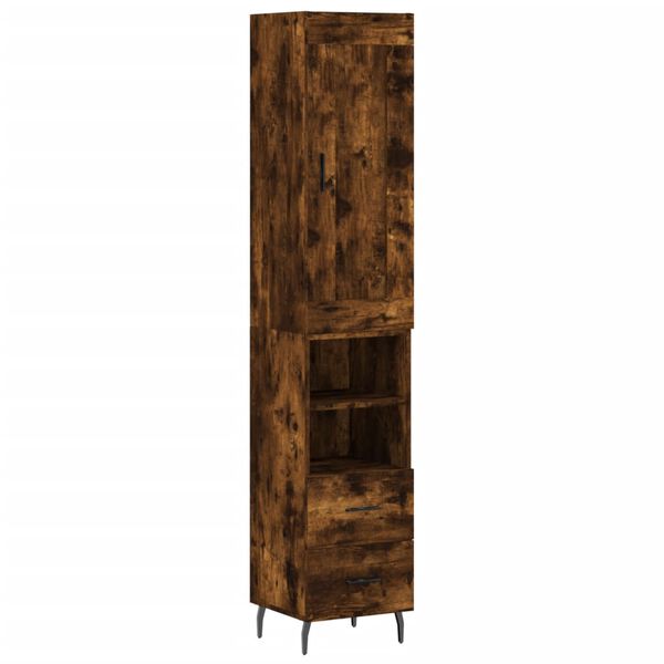 vidaXL Highboard R&auml;uchereiche 34,5x34x180 cm Holzwerkstoff