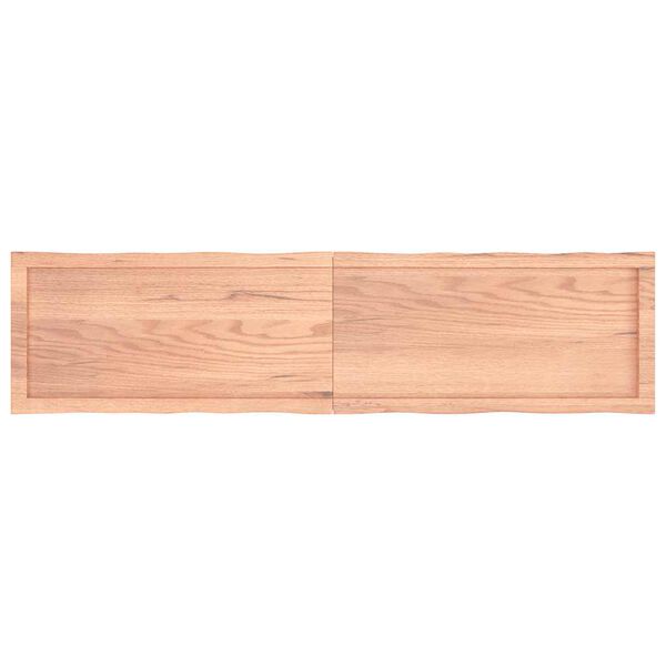 vidaXL Tischplatte 160x40x(2-6) cm Massivholz Behandelt Baumkante
