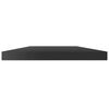 vidaXL B&uuml;cherregal-Bretter 8 Stk. Hochglanz-Schwarz 40x20x1,5 cm