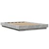 vidaXL Bettgestell Betongrau 120x200 cm Holzwerkstoff