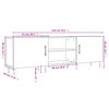 vidaXL TV-Schrank R&auml;uchereiche 150x30x50 cm Holzwerkstoff